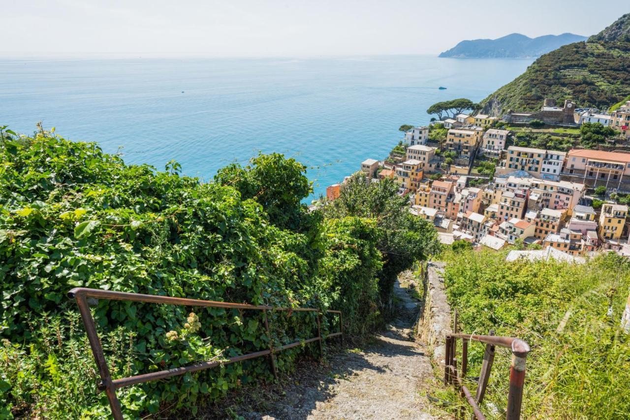Riomaggiore Panoramic Apartment With Terrace! X6 Bagian luar foto